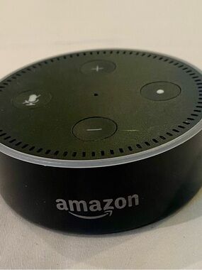 Amazon Black Echo Dot Voice-Controlled Speaker